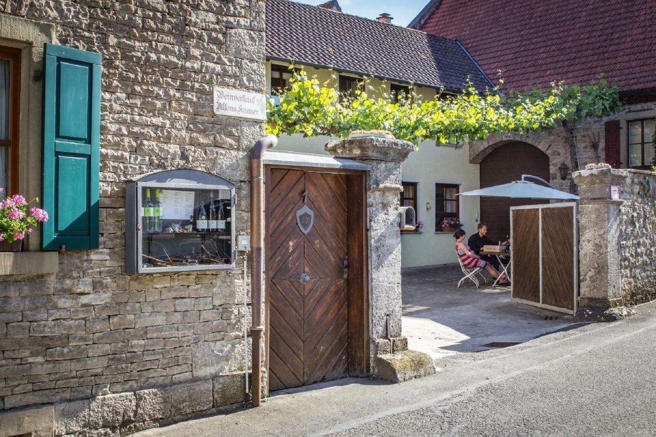 Appartement Weingut Knauer à Dettelbach Extérieur photo